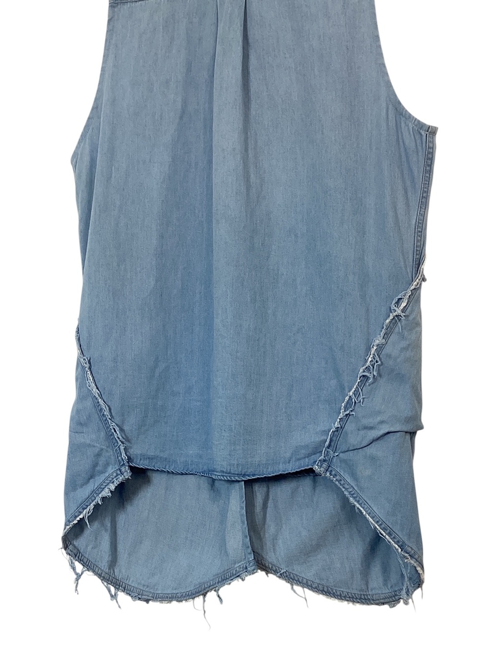 STATE THE LABEL Smock Dress OS Blue Denim Cotton Oversized Button Front Tunic - Picture 7 of 13